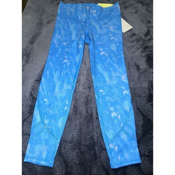 Girls' Fashion Leggings - All in Motion Blue Size XS(4/5) NWT. T - Picture 1 of 3